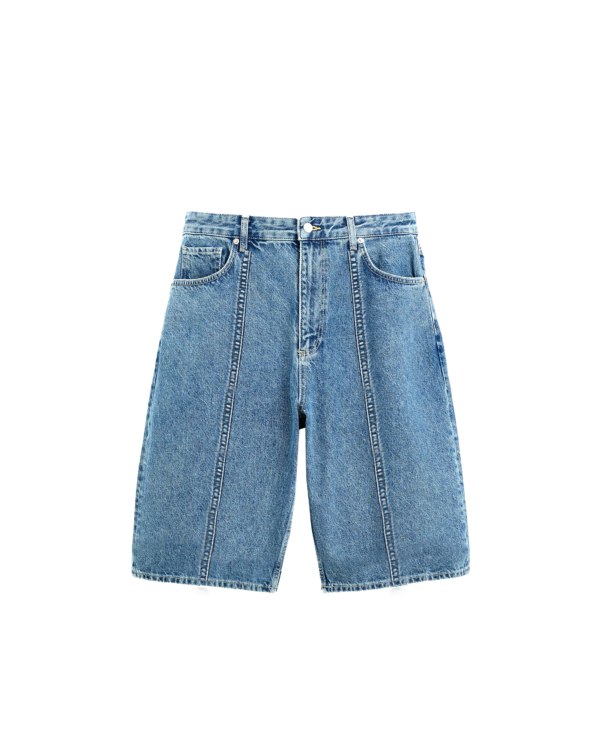 Bermuda Baggy Seams Denim