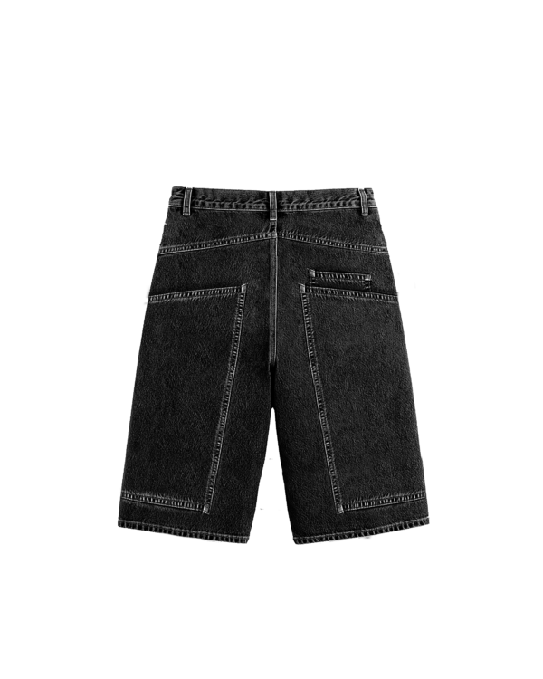 06 6 Bermuda Baggy Seams Negro