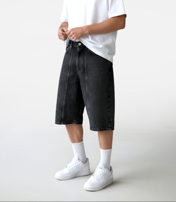 SHORT 05 Bermuda Baggy Seams Negro